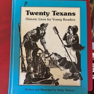 Twenty Texans Hardcover Book - Blue Cover